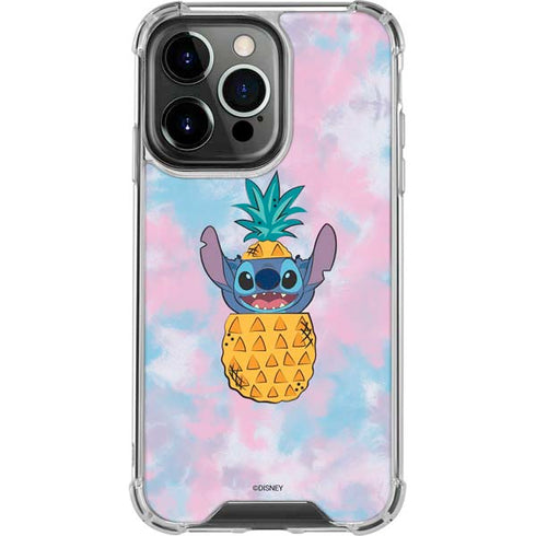 Disney Lilo and Stitch Pineapple Stitch iPhone 14 Pro Clear Case
